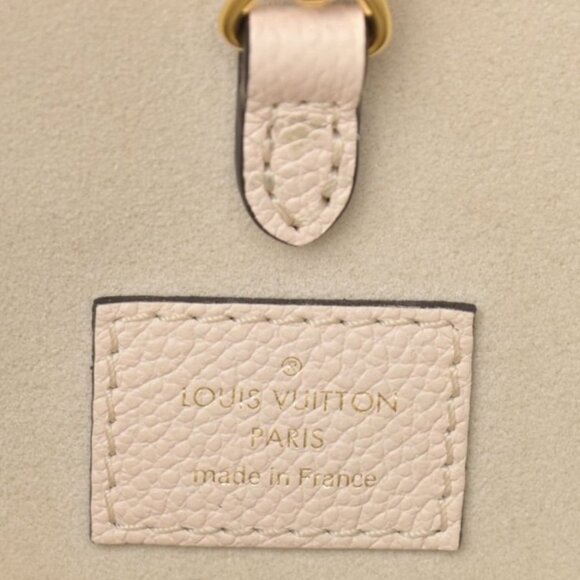 Authentic Louis Vuitton On The Go Tote Empreinte By The Pool Onthego MM Cream - Picture 10 of 10